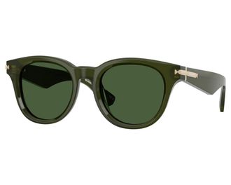 Burberry Dark Green Oval Mens Sunglasses BE4439 414871 51