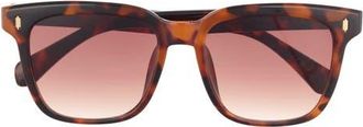 AIRE Luna 54mm Square Sunglasses in Honey Tort /Brown Grad at Nordstrom