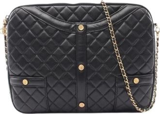 Chanel Pre-owned Girl Chanel Lambskin Shoulder Bag - Dames - Vintage Schoudertas - Zwart - ONE Size - Leer - Vintage