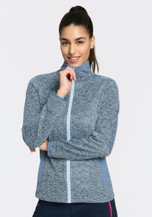 F.lli Campagnolo Strickfleecejacke CMP, Damen, Gr. 34, space, Obermaterial: 100% Polyester. Futter: 85% Polyester, 15% Elasthan, Jacken Strickfleecejacke, sportlicher 