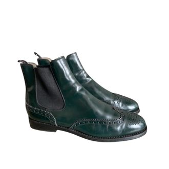 Churchs Bottle Green Ketsby Brogue Ankle Boots Size 38