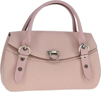Ferragamo Pre-owned Handbags, female, Pink, Size: ONE SIZE Pre-owned Handbag