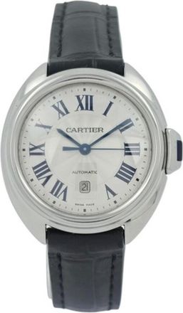 Cartier Pre-owned Cartier Cle De Cartier Silvered Flinque Dial Ladies Watch WSCL0016