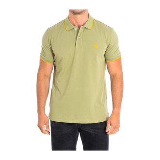 U.S.Polo Association Polo Shirts - Heren - Polos - Groen - S - Katoen - Tops
