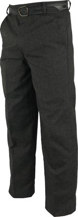 Insight Insight Clothing Mens Straight Leg Formal Trousers- Charcoal - W:36-L:27