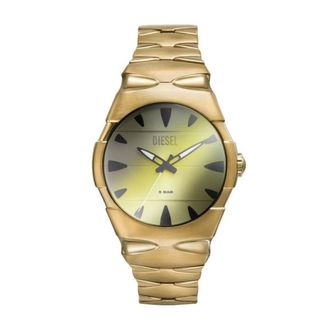 Diesel D-Sruptor Horloge - unisex - Horloges - Geel - ONE Size - Accessoires