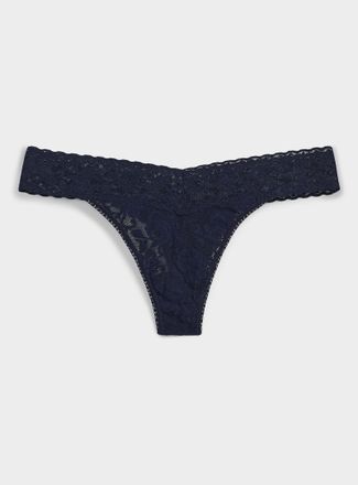 Hanky Panky Womens Stretch lace thong Nylon