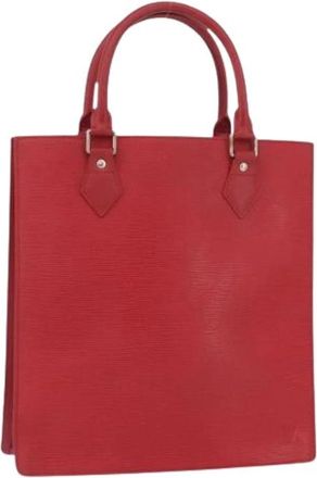 Louis Vuitton Pre-owned Tote Bag - Dames - Vintage Shopper - Rood - ONE Size - Leer - Vintage