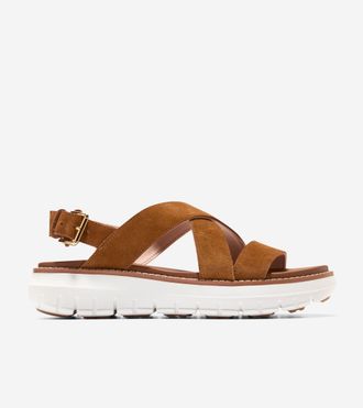 Cole Haan Womens ZER&Oslash;GRAND Rexanna Sandals - Brown Size 10.5