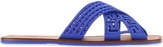 Versace Blue Rubber Sandals