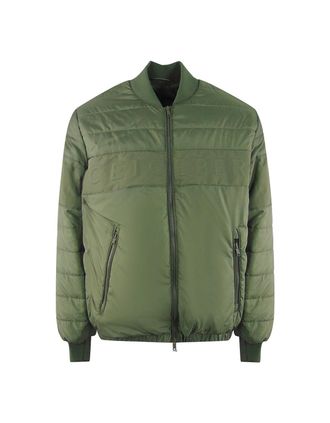 Iceberg Womens Ice Iceberg Padded Green Bomber Jacket - Tan - Size: 18/16