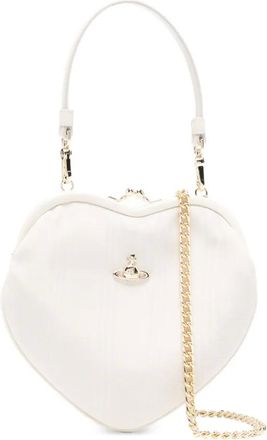 Vivienne Westwood Borsa Belle mini - Bianco