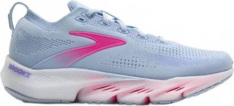 Brooks Womens Glycerin Flex Running Shoes In Skyway/cyber Pink/blazing Bell