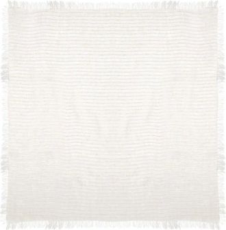 Fabiana Filippi Accessoires, Dames, Beige, ONE Size, Linnen, Linnen Sjaal met Pailletten