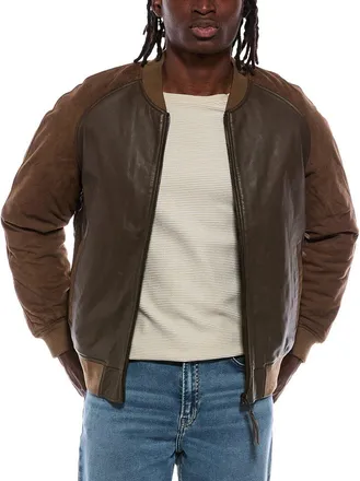 Blank NYC Blank Nyc Leather Bomber Jacket