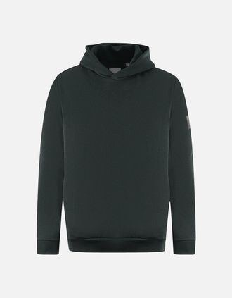 Lyle & Scott Mens Lyle & Scott Plain Black Pull-Over Hoodie - Size: 38