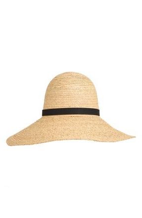Bruno Magli Wide Brim Sun Hat in Natural at Nordstrom Rack