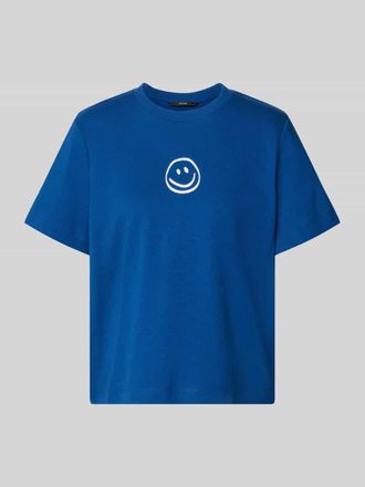 Vero Moda Boxy Fit T-Shirt aus reiner Baumwolle Modell SARA in Dunkelblau, Gr&ouml;&szlig;e XL