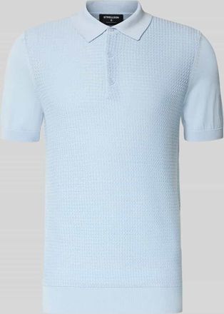 Strellson Regular Fit Poloshirt aus reiner Baumwolle in Bleu, Gr&ouml;&szlig;e XL