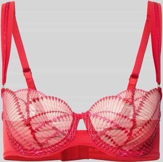 Triumph Balconette-BH mit Signature-Träger in Rot, Größe 75C