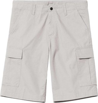 Carhartt Work in Progress Gewassen cargoshorts - Sonic Silver - Heren - Korte Broeken - Grijs - W28 - Katoen - Korte Broeken