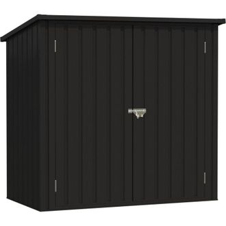 Wasabi Wasabi - Cobertizo De Metal Stark 1200 L - 10 A&ntilde;os De Garant&iacute;a - 147x86x122 Cm