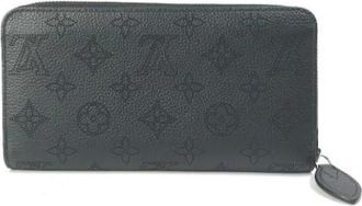 Louis Vuitton Pre-owned Wallets, female, Black, Size: ONE SIZE Pre-owned Leather Wallet