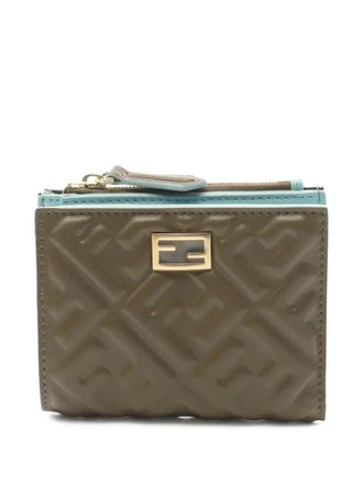 Fendi 2020s small Slim Baguette wallet - Green