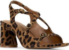 Donald J Pliner Vasta Slingback Sandal in Leopard at Nordstrom Rack, Size 9.5