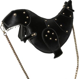 Generic Womens Cross-Body Bags Cross Body Bag Women for Work, Office Fashion Retro Messenger Bag with Fringe & Studs, Casual Crossbody Bag for Daily Use