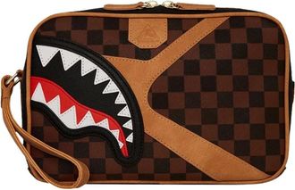 Sprayground Sprayground Hennyville Toilettas - Heren - Toilettassen - Bruin - ONE Size - Tassen