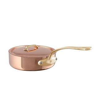 Bloomingdale's MHeritage M200 B 3.3 Quart Saute Pan With Lid, Brass Handle in Copper at Nordstrom