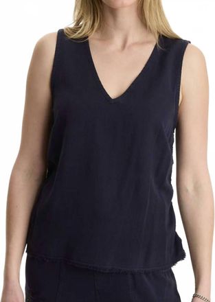 Xcvi Ileana Tank Top In Navy