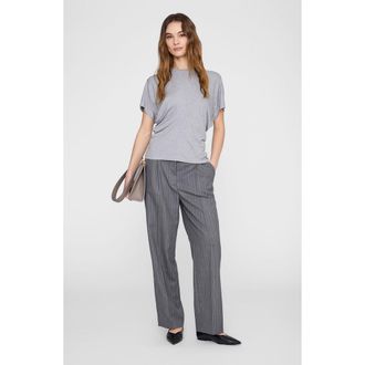 Anine Bing Zadig Tee in Grey Melange at Nordstrom, Size X-Small