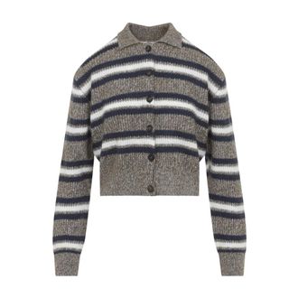 Brunello Cucinelli Dames, Truien, Bruin, Maat: M