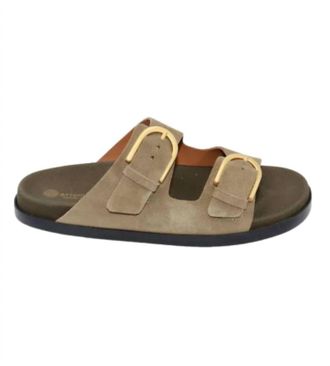 Eric Michael Womens Gianna Footbed Sandal In Khaki