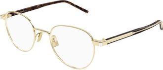 Saint Laurent Optical Frame - unisex - Brillen - Geel - 50 MM - Accessoires