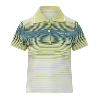 Casablanca Polo Shirts, female, Multicolor, Size: L Bourgeois Striped Short Sleeve Polo