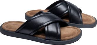 Tailorbyrd Eastport Slide Sandal in Black at Nordstrom Rack, Size 11