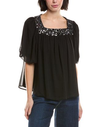 Vince Camuto Bubble Sleeve Top
