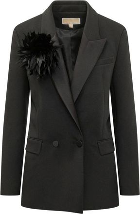 Michael Kors Blazer de Esmoquin Cruzado - Jackets - Mujer - Negro - XS