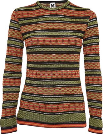 Missoni striped jumper - Green