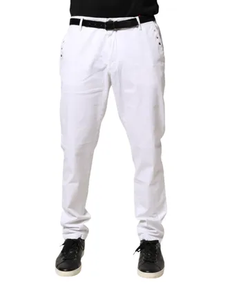 Aglini Skinny Fit Mid Waist Men blue Trouser Mens Jeans (Pre-Owned)