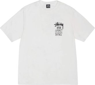 St&uuml;ssy OL 8 Ball Yin Yang Pig Dyed Tee - Heren - T-shirts - Wit - M - Katoen - Tops