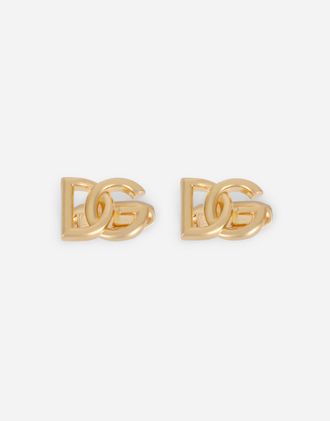 Dolce & Gabbana Cufflinks With Dg Logo - Man Bijoux Gold Metal Onesize