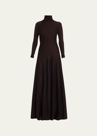 Adam Lippes Naomi Cashmere Knit Turtleneck Dress