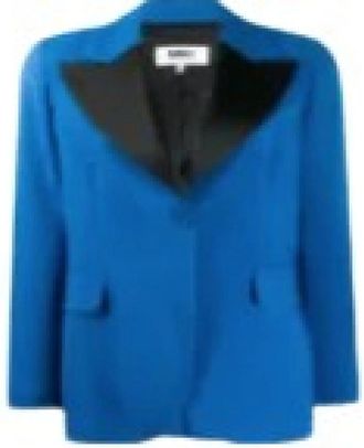 Maison Margiela 520 Jacket - Dames - Blazers - Blauw - S - Wol - Jassen