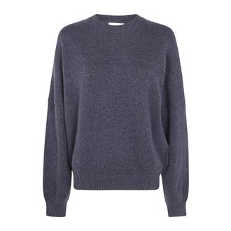 Khaite Margaux Cashmere Crewneck Sweater - - Knitwear - Donna - Grigio - S
