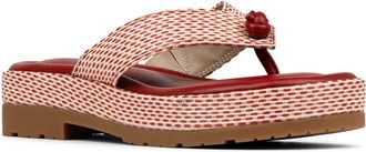 Donald J Pliner Sylverr Platform Flip Flop in Tomato at Nordstrom, Size 5.5