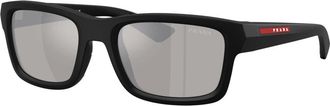 Prada Linea Rossa Zonnebril - unisex - Zonnebrillen - Zwart - 54 MM - Accessoires